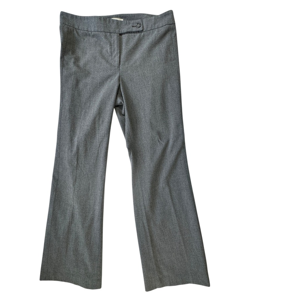 Ann Taylor LOFT Julie Fit Gray Bootcut Dress Pants Womens 12 Professional Career